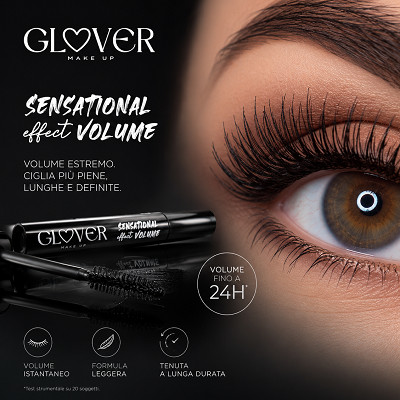 Glover 33 mascara nero sensational volume