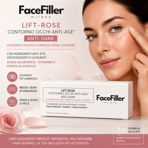 Dr facefiller 08 lift rose contorno occhi anti dark
