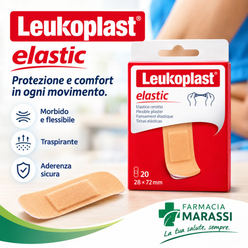 Leukoplast elastic 72x28 20 pezzi