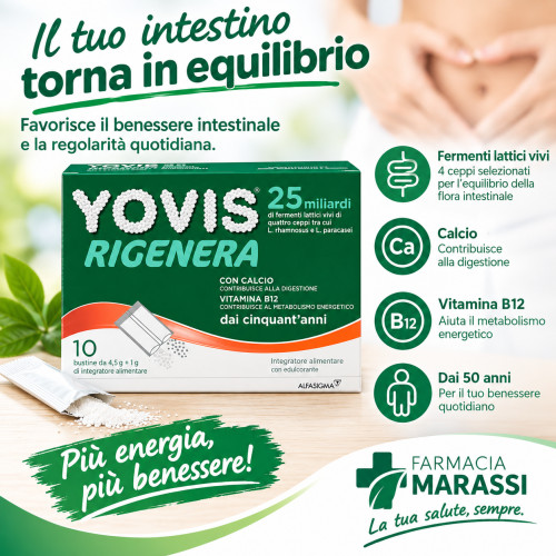 Yovis rigenera 50+ 10 bustine