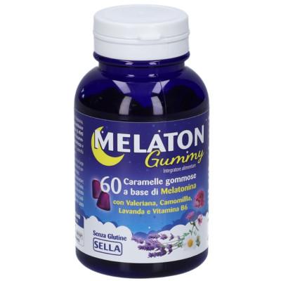 Melaton gummy 60 caramelle gommose