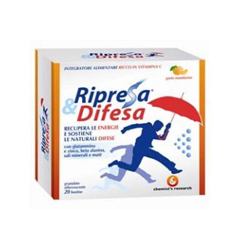 Ripresa & difesa granulato effervescente mandarino 20 bustine