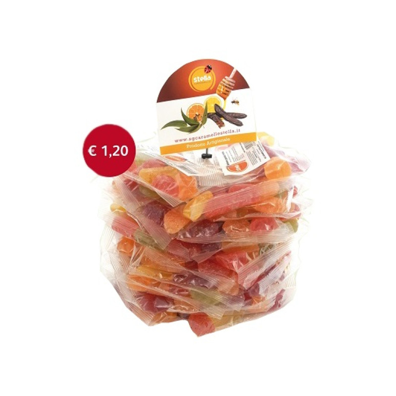 Caramelle stella gelees di frutta 50 g