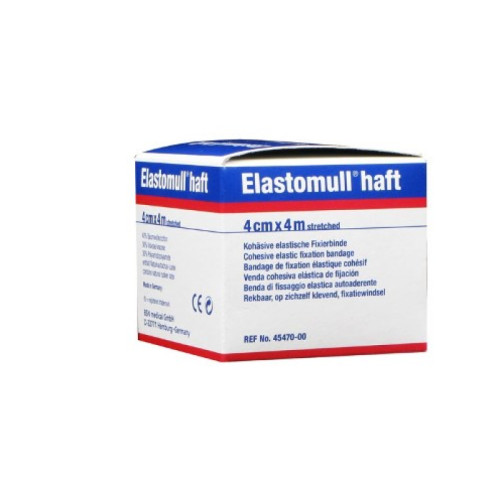 Benda elastica autoadesiva elastomull haft compressione forte 4x400 cm