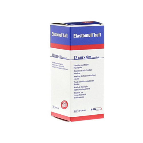 Benda elastica autoadesiva elastomull haft compressione forte 12x400 cm