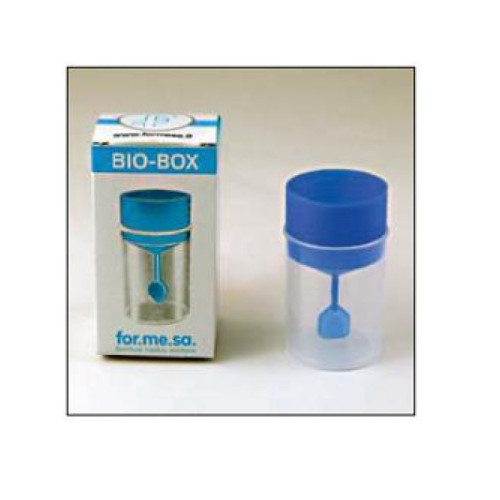 Contenitore per feci e campioni biologici box in polipropilene tappo a vite con paletta 30 ml 1 pezzo