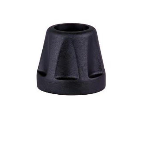Puntale per bastone passeggio 19mm realizzato in materiale ad alto contenuto di gomma tale garantire un elevato attrito su qualsiasi superficie 2 pezzi