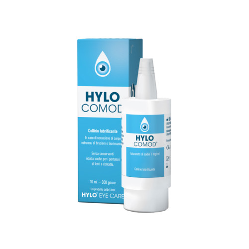 Hylo-comod gocce oculari ialuronato di sodio 0,1%  flaconcino 10 ml
