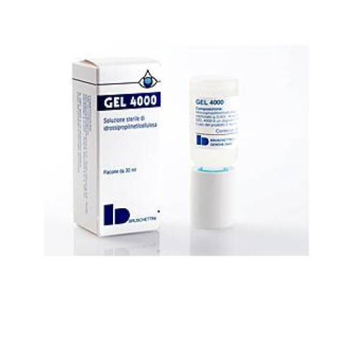 Soluzione acquosa sterile gel 4000 2% idrossipropilmetilcellulosa in flacone 30 ml
