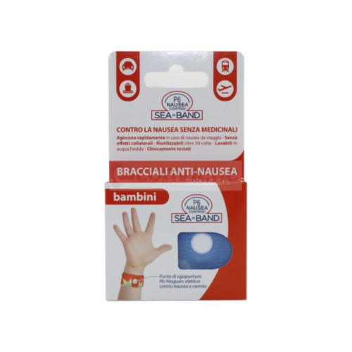 Bracciale anti nausea per bambini p6 nausea control 2 pezzi