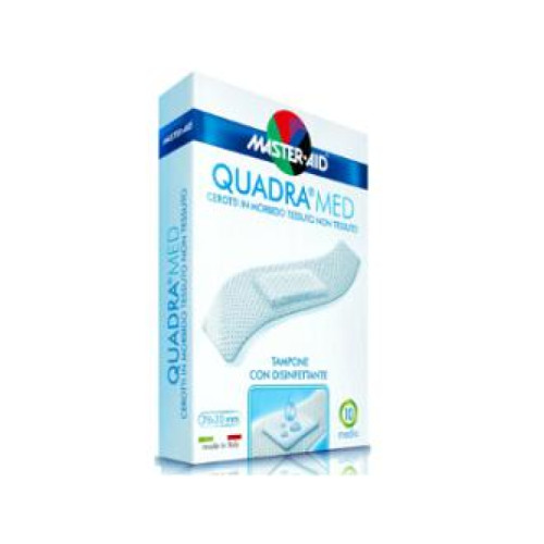 Cerotto master-aid quadra dermoattivo medio 10 pezzi