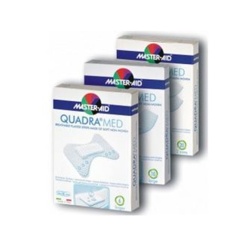 Cerotto master-aid quadra dermoattivo grande 10 pezzi