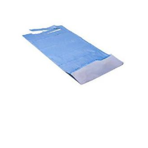 Bavaglia adulti in accoppiato con tasca polietilene+carta 100 pezzi monouso