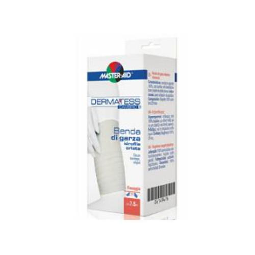 Benda compressa orlata di garza idrofila dermatess cambric 7x5
