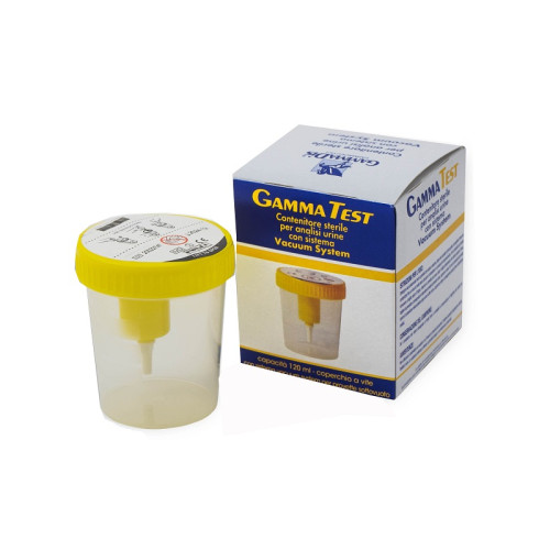 Contenitore sterile per la raccolta urina 120 ml gammadis