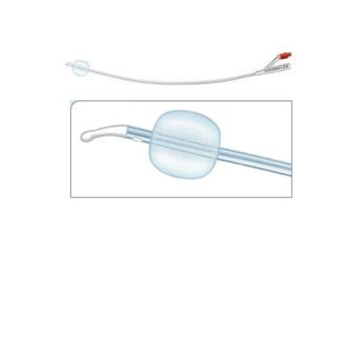 Catetere foley in silicone per adulti brillant plus 2 vie senza scanalature ch12 lunghezza 41 cm palloncino 10 ml punta cilindrica 2 fori 1 pezzo