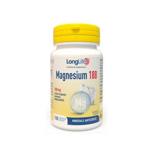 Longlife magnesium 188 100 compresse rivestite da 6,5 g