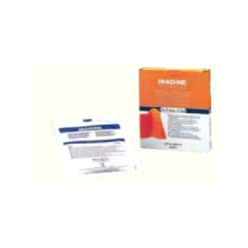 Medicazione non aderente allo iodio-povidone inadine misura 9,5x9,5 10 pezzi