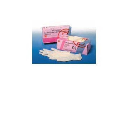 Guanto skin lattice senza polvere misura piccola 100 pezz