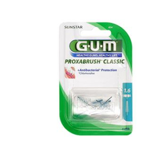 Gum proxabrush classic 614 scovolino interdentale 8 pezzi
