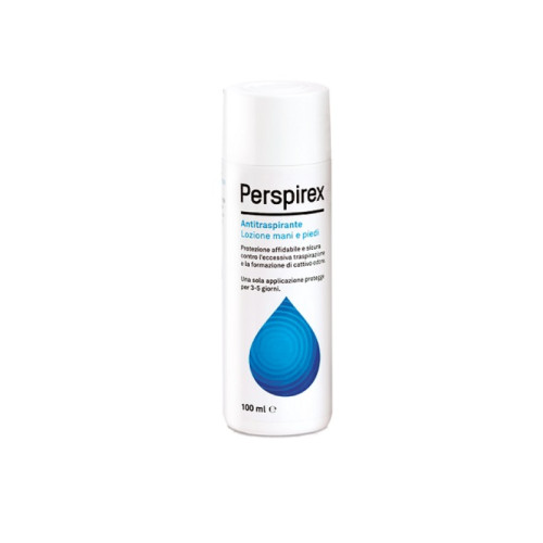 Perspirex foot lotion antitraspirante lozione trasparente sudorazione e cattivo odore piedi 100 ml