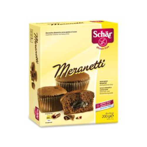 Schar meranetti con crema gianduia 4 pezzi da 50 g