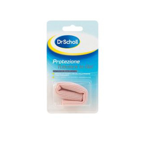Protezione tubolare in gel scholl expert support per alluce e dita dei piedi 1 pezzo ritagliabile