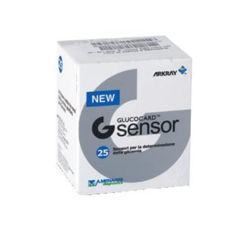 Strisce misurazione glicemia glucocard g sensor 25 pezzi