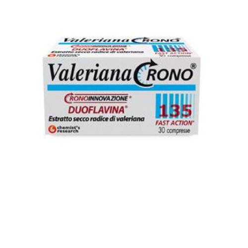 Valeriana crono 135 con duoflavina fast action 30 compresse