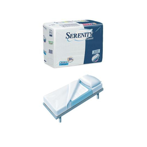Traversa salvamaterasso per incontinenza serenity misura 60x90cm 30 pezzi