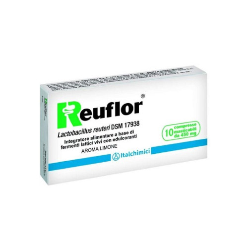 Reuflor 10 compresse masticabili aroma limone
