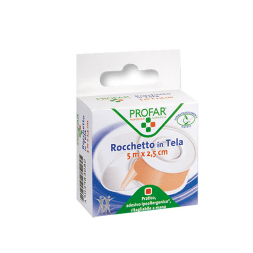 Cerotto rocchetto in tela comfort cm 2,5x5 m profar