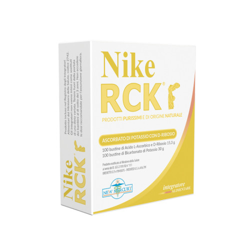Nike rck ascorbato potassio + ribosio 100 bustine 22,65 g