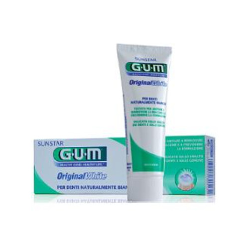 Gum original white dentifricio 75 ml