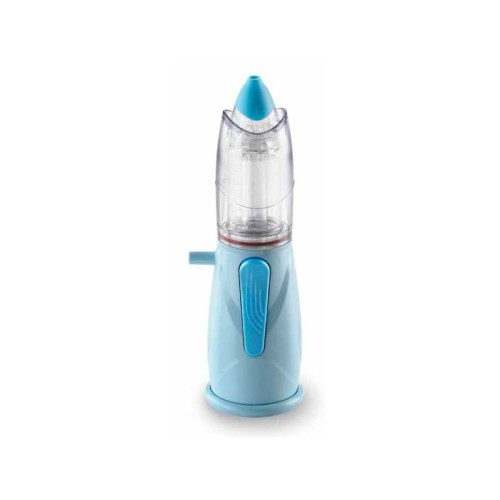 Aerosol per alte vie respiratorie rinowash colore azzurro con campana universale