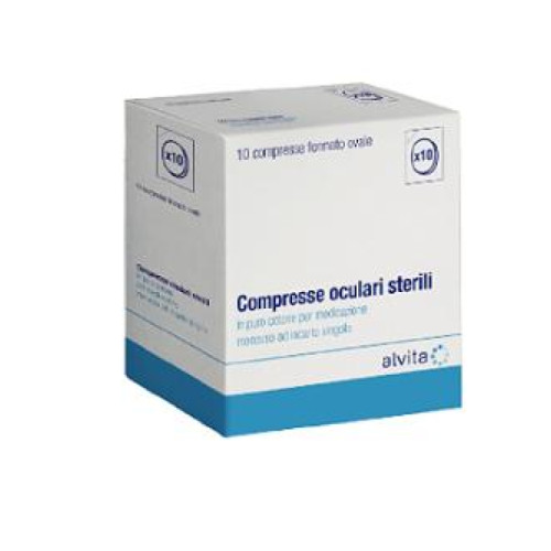 Compressa oculare alvita sterile 10 pezzi