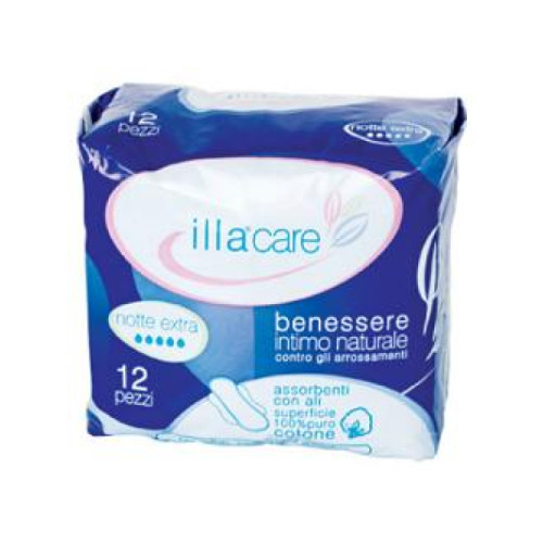 Illa care assorbente notte extra 12 pezzi