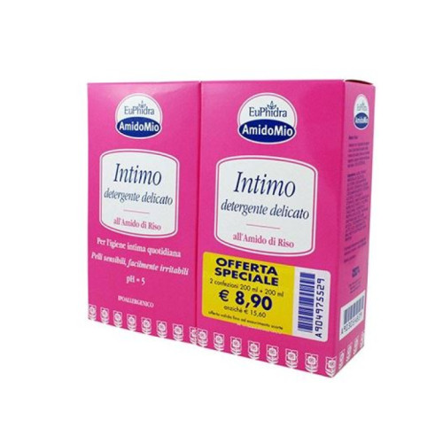Euphidra abbinata intimo detergente delicato 200 ml + 200 ml