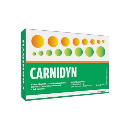 Carnidyn 20 bustine da 5 g gusto arancia