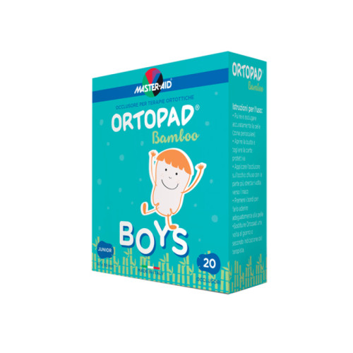 Cerotto oculare per ortottica ortopad boys m 5,4x7,6 20 pezzi