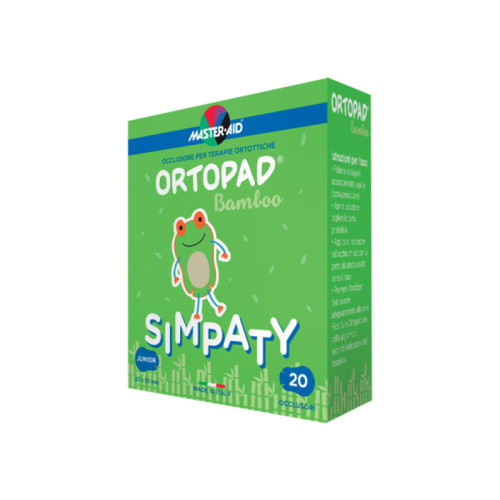 Cerotto oculare per ortottica ortopad simpaty m 5,4x7,6 20 pezzi