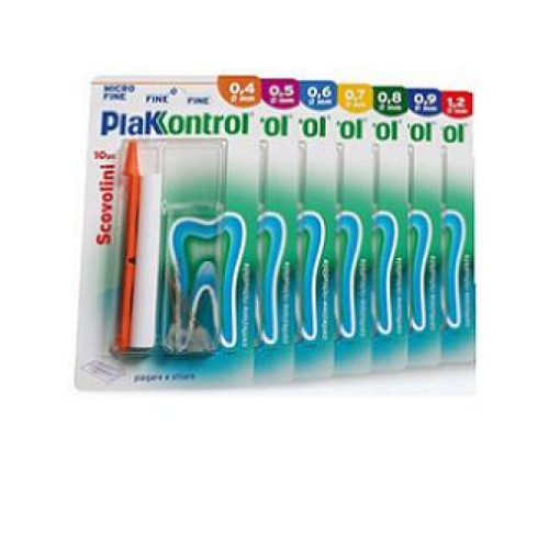 Plakkontrol minigrip scovolino 0,7 mm 10 pezzi