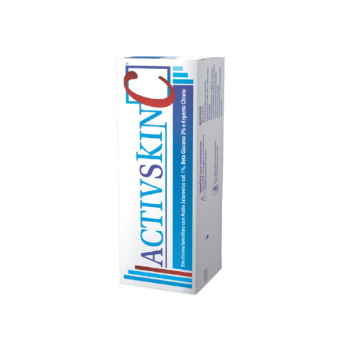Emulsione iamellare activ skin con acido jaluronico 1% beta glucano 3% e argento citrato 30 ml
