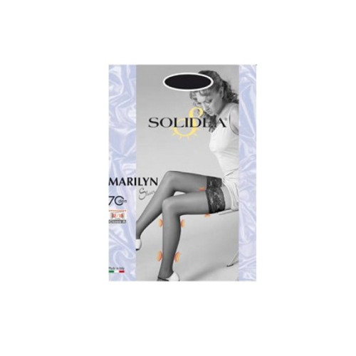 Marilyn 70 sheer calza autoreggente camel 3