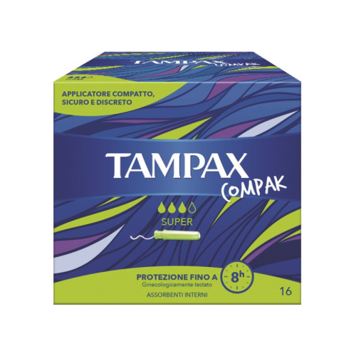 Tampax compak super 16 pezzi