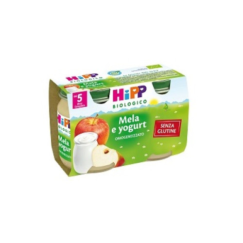 Hipp bio hipp bio omogeneizzato mela yogurt 2x125 g