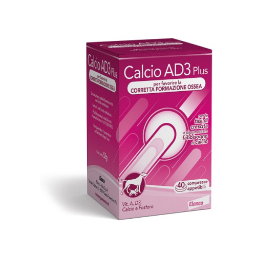 Calcio ad3 plus 40 compresse appetibili