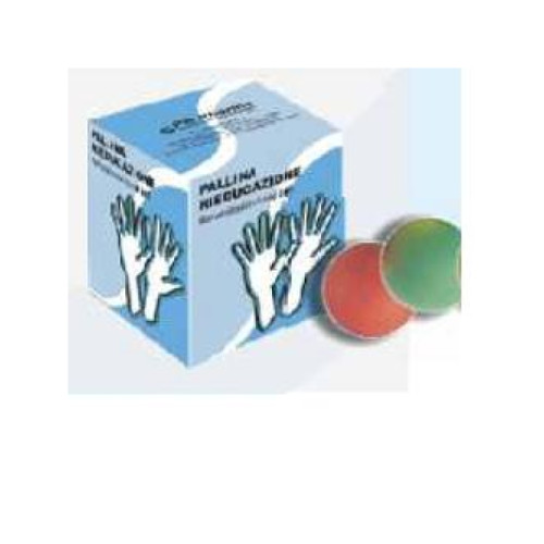 Pallina per rieducazione soft colore giallo