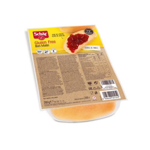 Schar bon matin panini dolci e morbidi senza lattosio 2 pezzi da 100 g