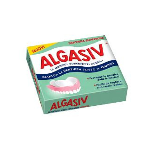 Algasiv adesivo per protesi dentaria superiore 15 pezzi